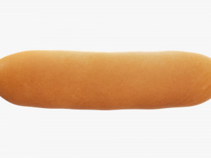 Hot dog with ketchup 3D Model