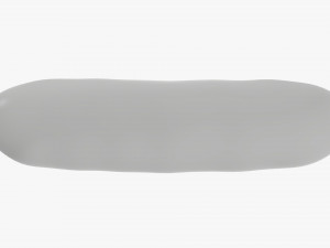 Hot dog with ketchup 3D Model