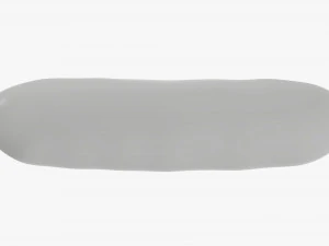 Hot dog with ketchup 3D Model