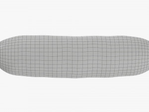 Hot dog with ketchup 3D Model