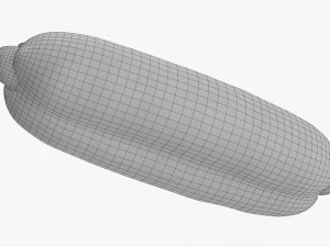 Hot dog with ketchup 3D Model