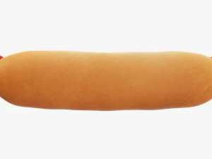 Hot dog con mostaza ketchup Modelo 3D