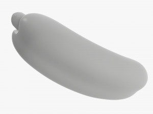 Hot dog with ketchup mustard stylized Modelo 3D