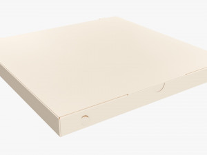 Pizza small cardboard box closed 3D मॉडल