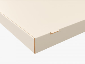 Pizza small cardboard box closed 3D मॉडल