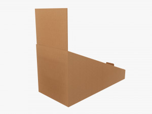 Product display cardboard stand 01 Model 3D