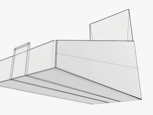 Product display cardboard stand 01 3D Model