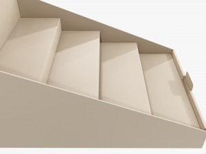 Product display cardboard stand 02 3D-Modell