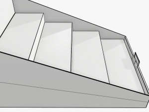 Product display cardboard stand 02 3D-Modell