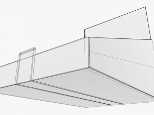 Product display cardboard stand 02 3D-Modell