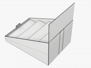 Product display cardboard stand 02 3D-Modell
