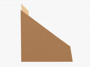 Product display cardboard stand 03 3D Model