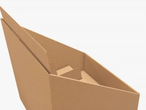 Product display cardboard stand 03 3D Model