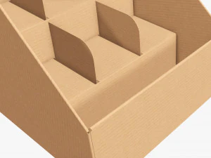 Product display cardboard stand 03 3D Model