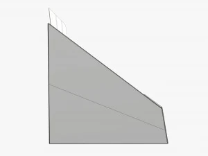 Product display cardboard stand 03 3D Model