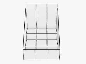 Product display cardboard stand 03 Modelo 3D