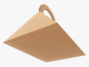 Pyramid carrying cardboard box Modelo 3D