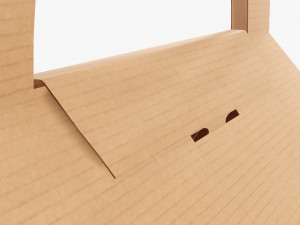 Pyramid carrying cardboard box Modelo 3D