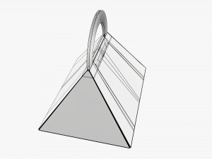 Pyramid carrying cardboard box Modelo 3D