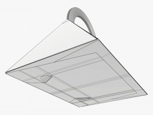 Pyramid carrying cardboard box Modelo 3D