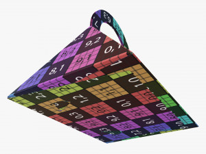 Pyramid carrying cardboard box Modelo 3D