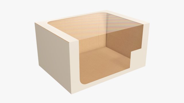 Retail cardboard display box 09 Modelo 3D .c4d .max .obj .3ds .fbx .stl .blend 