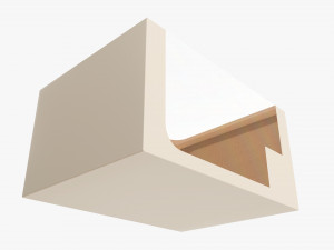Retail cardboard display box 09 Modelo 3D