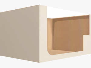 Retail cardboard display box 09 Modelo 3D