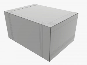 Retail cardboard display box 09 Modelo 3D