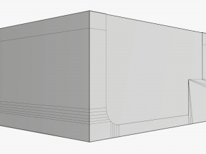 Retail cardboard display box 09 Modelo 3D