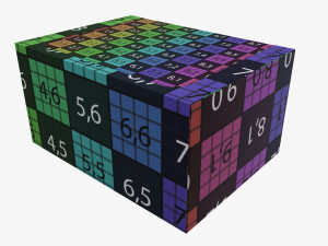 Retail cardboard display box 09 Modelo 3D
