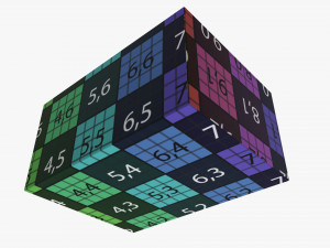Retail cardboard display box 09 Modelo 3D