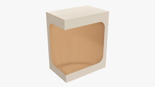 Retail cardboard display box 10 3D Model .c4d .max .obj .3ds .fbx .stl .blend 
