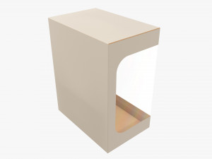 Retail cardboard display box 10 3D Model