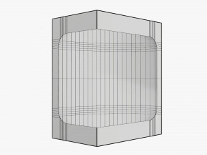 Retail cardboard display box 10 3D Model