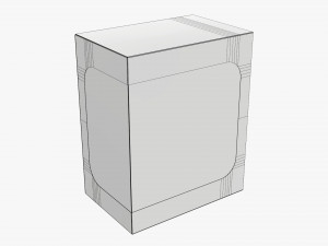 Retail cardboard display box 10 3D Model