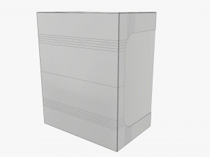 Retail cardboard display box 10 3D Model