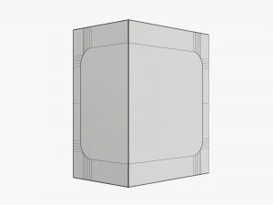 Retail cardboard display box 10 3D Model