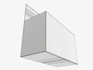 Retail hanging cardboard box 01 Modelo 3D