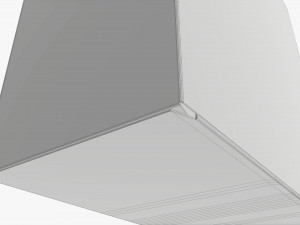 Retail hanging cardboard box 03 3D Model