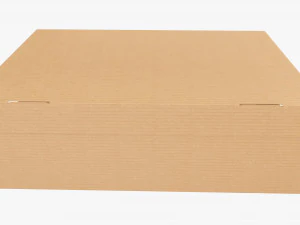 Shoes cardboard box closed 3D Model