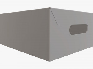 Shoes cardboard box closed 3D 模型