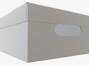 Shoes cardboard box closed 3D 模型