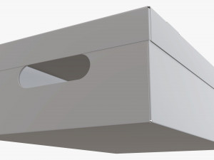 Shoes cardboard box closed 3D 模型