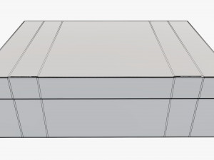 Shoes cardboard box closed 3D 模型