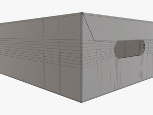 Shoes cardboard box closed 3D 模型