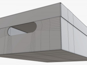 Shoes cardboard box closed 3D 模型