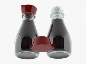 Soy sauce bottle 01 3D Model