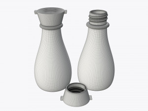Soy sauce bottle 01 3D Model