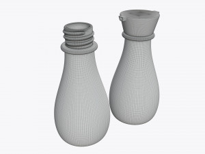 Soy sauce bottle 01 3D Model